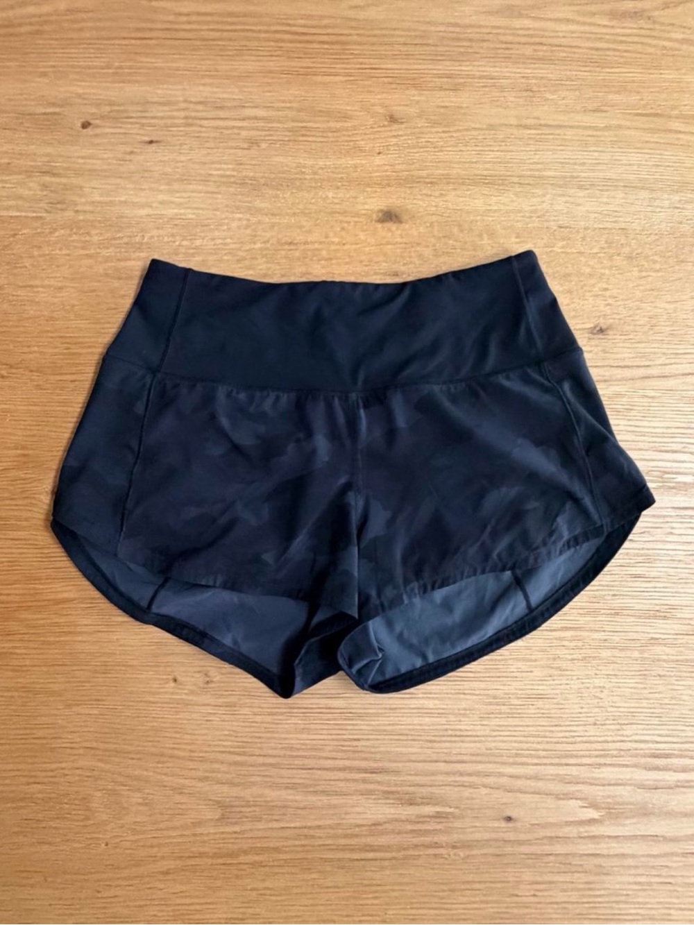 lululemon athletica Black Athletic High-Rise Running Shorts